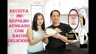 Receita de Repolho Refogado Com Bacon Delicioso [upl. by Berl]