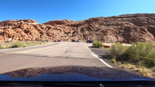 Arches National Park  Driving into Arches National Park [upl. by Segroeg31]