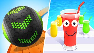 Going Balls  Juice Run  All Level Gameplay AndroidiOS  NEW APK GAME UPDATE [upl. by Ransom]