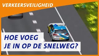 Invoegen op de autosnelweg  ANWB Verkeersregels [upl. by Wauters]