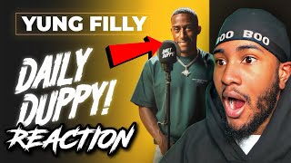 FILLY IS TALKING  Yung Filly  Daily Duppy  GRM Daily  REACTION [upl. by Rochette]