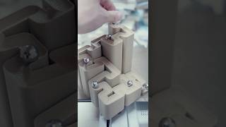 3D Printed「Hilbert Curve Marble Run」 3dprinting 3dprinted toys animation [upl. by Vod]