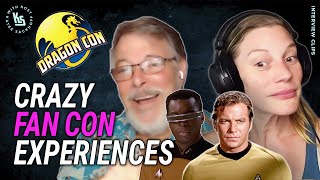 Jonathan Frakes talks Bill Shatner fan conventions and the weirdest thing he and Katee ever signed [upl. by Moorish]