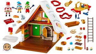 Santas Christmas Cookie Work Shop Playmobil Christmas Holiday Video [upl. by Yatnuhs]