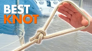 The ONE KNOT Every Boater MUST KNOW  Learn To Tie It Easy Then Fast [upl. by Ailisec306]