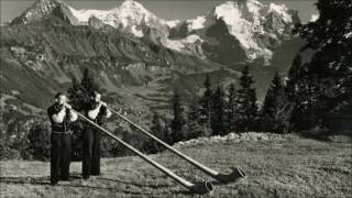 Mountain Call Swiss Alphorn Solo 1953 [upl. by Aitnyc]