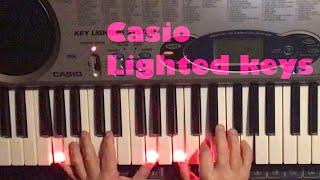 Casio keylight LK43 keyboard demo all patches and beats [upl. by Nimocks90]