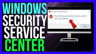 How to FIX The Windows Security Center Service Cannot Be Started Windows 1110 2024 METHOD [upl. by Anelleh]