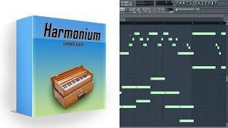 Harmonium Sample Pack in Fl studio  Midi Scores [upl. by Einnok]