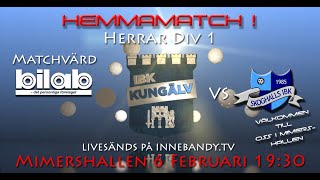 IBK Kungälv vs Skoghalls IBK Herrar Div1 [upl. by Rainwater]