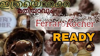 chocolate recipes Ferraro rocher  easy homemade Ferraro rocher [upl. by Sudnak]