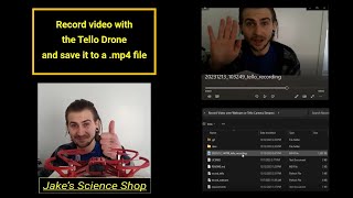 Record Video from the Tello Drone with Python and OpenCV  Save as mp4 file  Programming Tutorial [upl. by Notac]