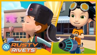 Rusty’s Stinky Situation  Rusty Rivets  Cartoons for Kids [upl. by Loleta]