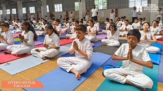 National Centre for Excellence  World Yoga Day Celebration Indiranagar [upl. by Rybma]