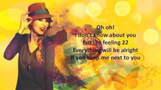 22  Taylor Swift  Karaoke  Instrumental   Lyrics [upl. by Acirretal]