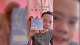 Sace Lady Face Powder  waterproof and oil control  Review [upl. by Oznarol261]