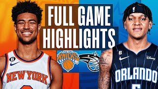 KNICKS at MAGIC  FULL GAME HIGHLIGHTS  March 23 2023 [upl. by O'Brien]