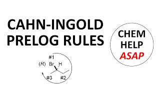 CahnIngoldPrelog rules for assigning stereocenters [upl. by Refinej]