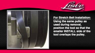 Lisle 59370 Stretch Belt RemoverInstaller  Lisle Corporation [upl. by Bubb]