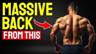 The ONLY Exercises Needed For A Massive Back [upl. by Otreblif]