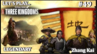 TOTAL WAR Three Kingdoms LEGENDARY Lets Play Yellow Turbans Gong Du Episode 49 [upl. by Lehcear]