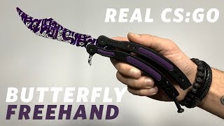 REAL CSGO KNIVES  Butterfly  Freehand  KNIFY [upl. by Oad]