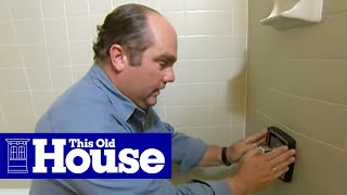 How to Replace a Shower Mixing Valve  This Old House [upl. by Centonze]