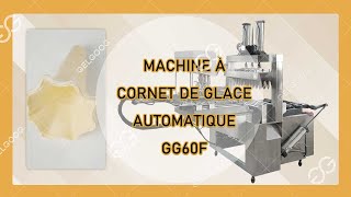 MACHINE À CORNET DE GLACE AUTOMATIQUE GG60F [upl. by Noonan]