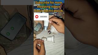 Led Bulb Converter Holder B22ToE27 shortsfeed ytshorts subscribe electricalwork ideas viral [upl. by Jacqueline688]