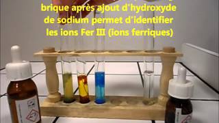 Tests didentification de certains ions [upl. by Liris]