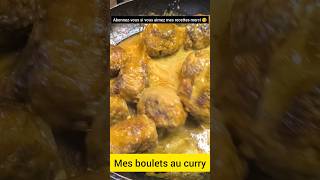 Boulets au curry 😋😋curry boulette laitdecocorecettefacile [upl. by Aivyls]