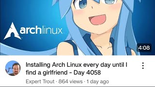 Linux I use arch btw [upl. by Meadow]