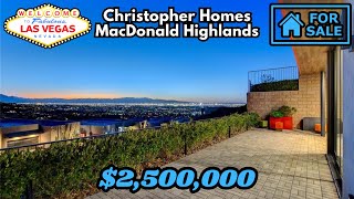 Christopher Homes MacDonald Highlands Townhome for Sale  Henderson  Luxury Townhouse [upl. by Constance358]