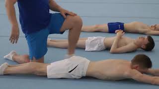 UEG MAG CAMP TIRRENIA 2019  FLOOR body preparation PART ONE [upl. by Anaj]