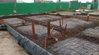 Platea de fundación para steel framing [upl. by Hamnet]