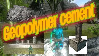 Ark Survival Evolved Mobile How to make geopolymer cement geopolymer cement nasıl yapılır [upl. by Saidel376]