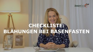 Checkliste Blähungen bei basenfasten [upl. by Aital]