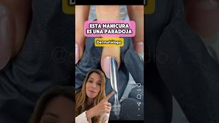 ¡No retires la cutícula en la manicura Dermatóloga explica 💅 uñas cutícula manicura lúnula [upl. by Ahse]