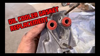 AirCooled VW Oil Cooler Gasket Seal Replacement  Bus Revival Project  Episode 13 [upl. by Ahseenat666]