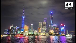 Shanghais building light show [upl. by Lymn]