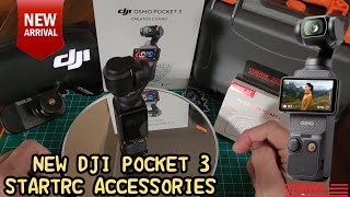 DJI 2024 OSMO POCKET 3 NEW STARTRC ACCESSORIES REVIEW HARD CASE ND FILTERS MAGNETIC CLIP [upl. by Enerak]