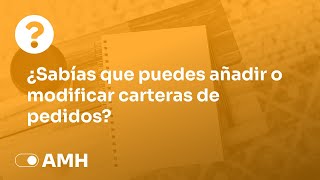 💡 Sabías Que Farmatic  Añadir o Modificar Carteras de Pedidos [upl. by Atiral]