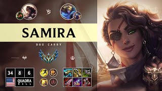 Samira ADC vs Ezreal ULTRA CARRY  NA Challenger Patch 1415 [upl. by Acie]