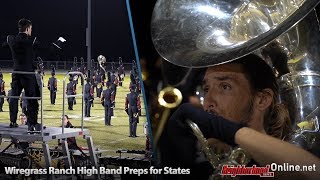 Wiregrass Ranch High Band Preps for States [upl. by Quintessa]