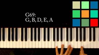 How To Play A G69 Chord On The Piano [upl. by Sollie]