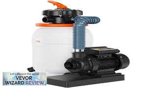 VEVOR Sand Filter Pump for Above Ground Pools 10inch 1585 GPH 033 Review [upl. by Attecnoc]