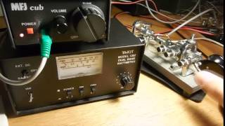 MFJ Cub QRP Kit Transceiver 40m [upl. by Atimad321]