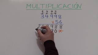 Multiplicaciones de 2 cifras [upl. by Paradies]