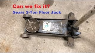 Can we fix it 2Ton Sears Hydraulic Floor Jack [upl. by Favata]