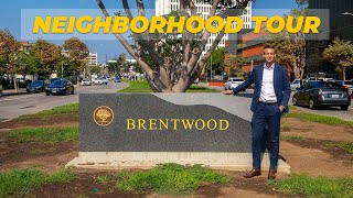 Brentwood Neighborhood Tour  LA 90049 [upl. by Ayaj173]